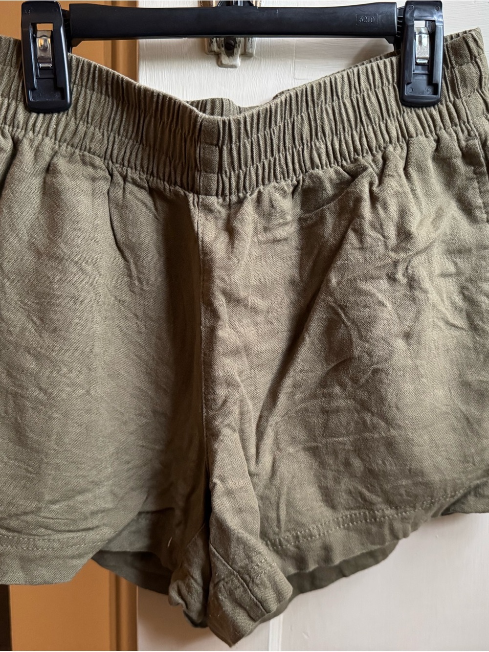 Old Navy Olive Elastic Waist Shorts